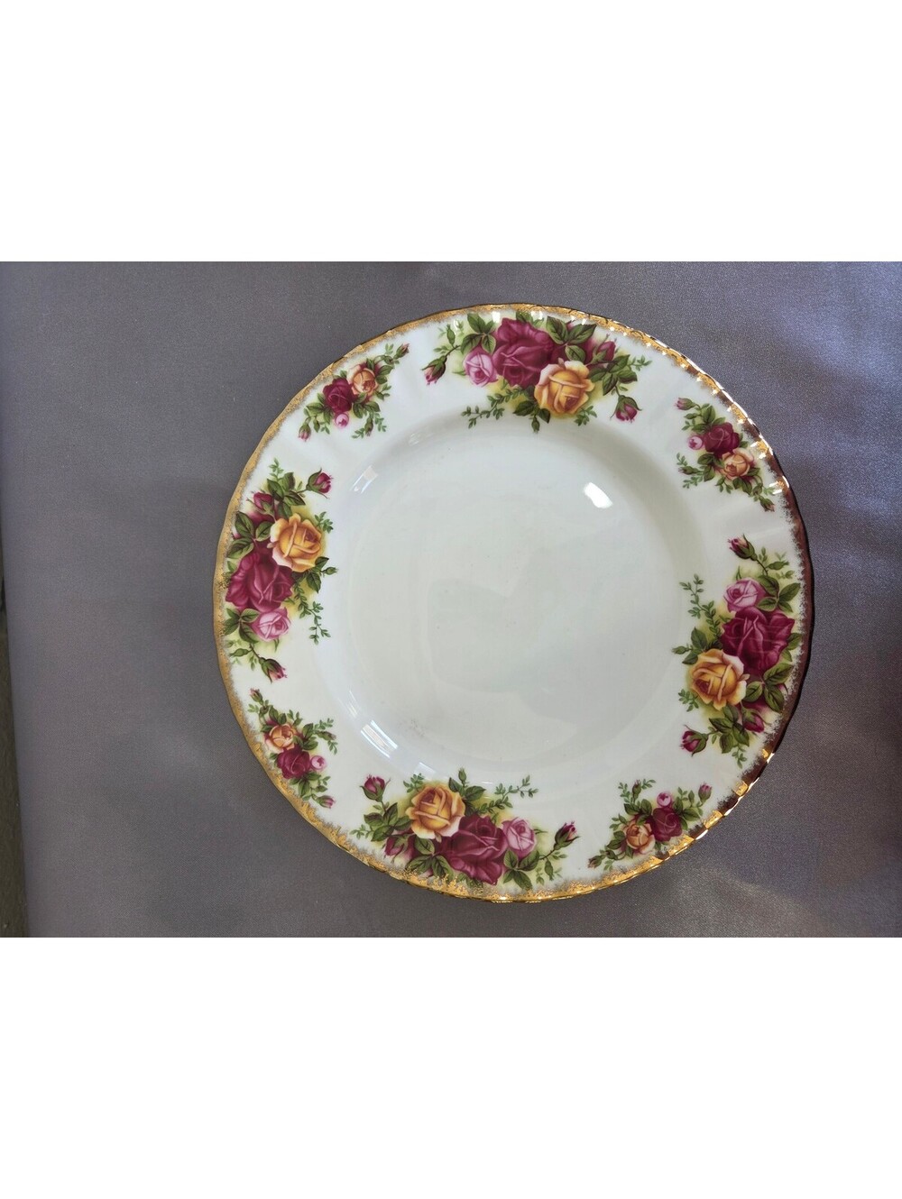 Royal Albert Old Country Roses 8" Salad Plate  Bone China Set of 4